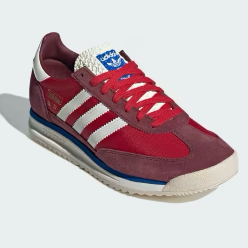 ADIDAS Red SL 72 RS SHOES Size 6 Men, 8-8.5 Women
